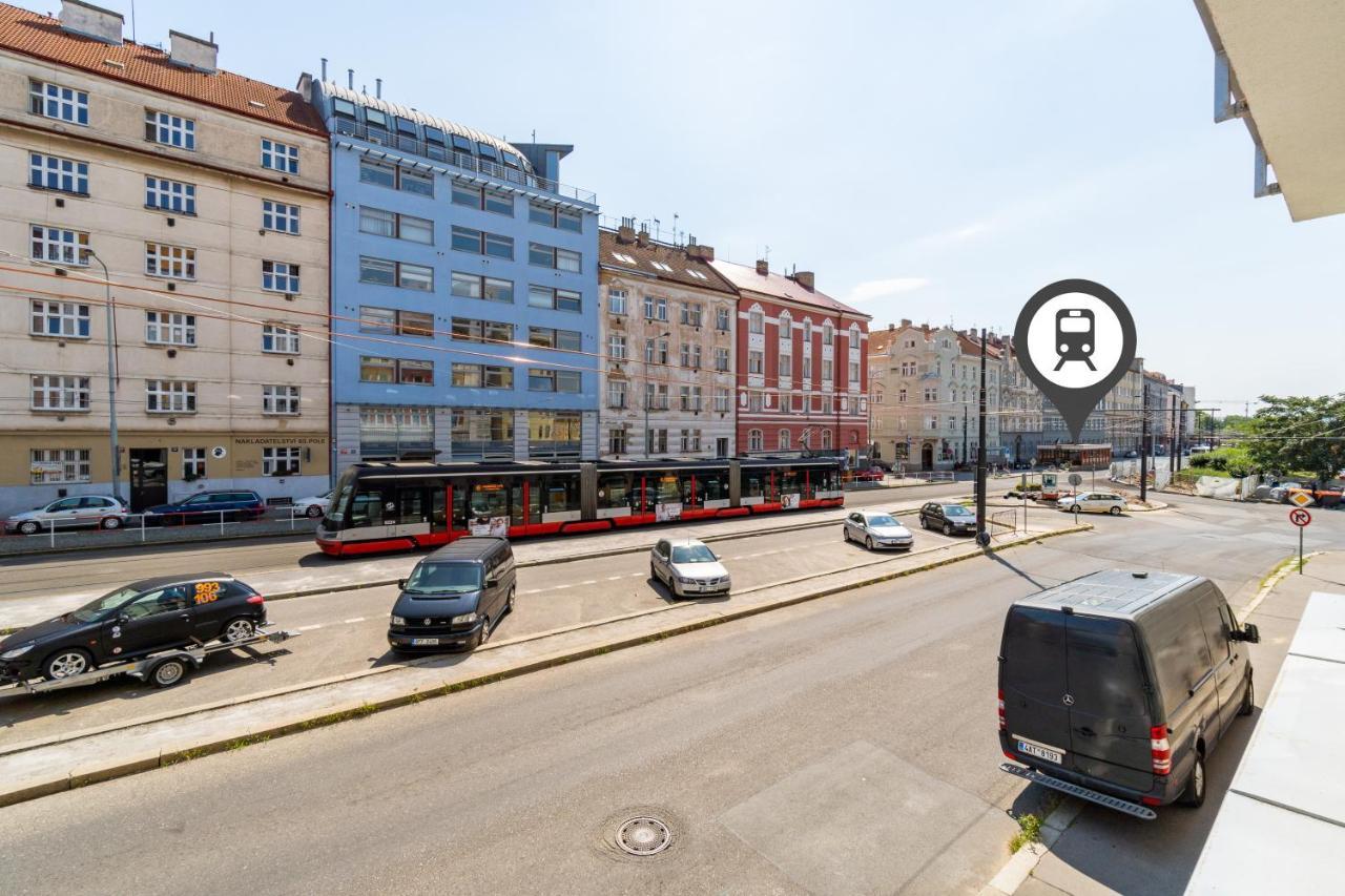 Studio Brand New Apartment #28 In New Building With Free Parking In City Center Prag Exteriör bild
